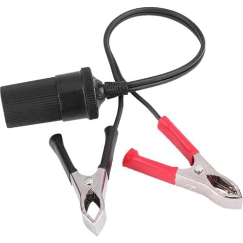 Car Battery Terminal Clip-on Cigarette Lighter Socket Adapter Auxiliary Power Clamps 12V car accessories