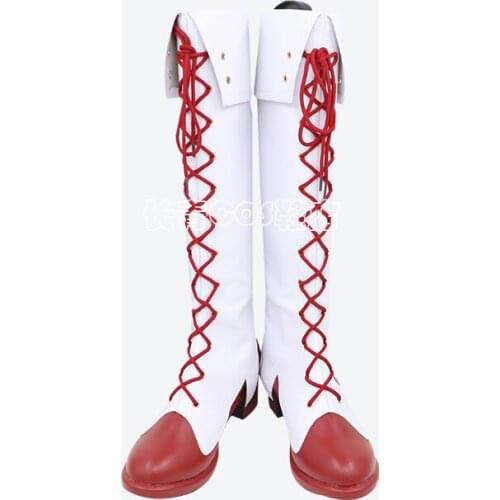 Touhou Project Gensokyo Great Hakurei Barrier Shrine Maiden Mike Shaman Reimu Hakurei Game Cosplay Long Shoes Boots C006