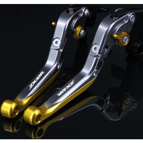 For Kawasaki ZX -10R ZX10R / RR / KRT 2016 2017 2018 Folding Extendable Motorcycle Brake Clutch Levers ZX 10R Accessories