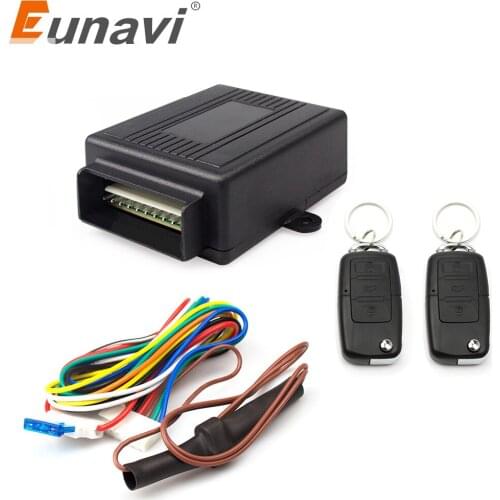 Eunavi 402/256-1 12V New Universal Car Auto Remote Central Kit Door Lock Locking Vehicle Keyless Entry System hot selling