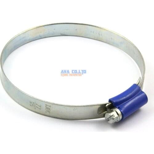 5 Pieces 77-95mm Carbon Steel Hose Clamp Worm Gear Hose Pipe Fitting Clamp