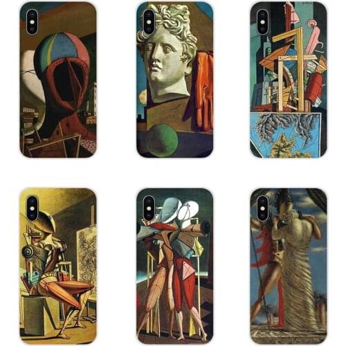 Giorgio de Chirico painting For Samsung Galaxy A3 A5 A7 A9 A8 Star A6 Plus 2018 2015 2016 2017 Accessories Phone Shell Covers