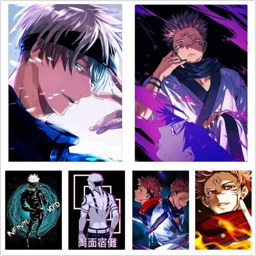 Jujutsu Kaisen Japan Anime Pictures Canvas Painting Home Decor HD Prints Modular Modern Living Room Wall Art Poster Frame