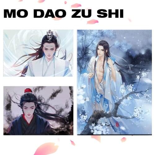 Mo Dao Zu Shi Anime Diamond Painting Cartoon Figure Cross Stitch 5d Diamond Embroidery Full Drill Mosaic Picture Hobby Fans Gift