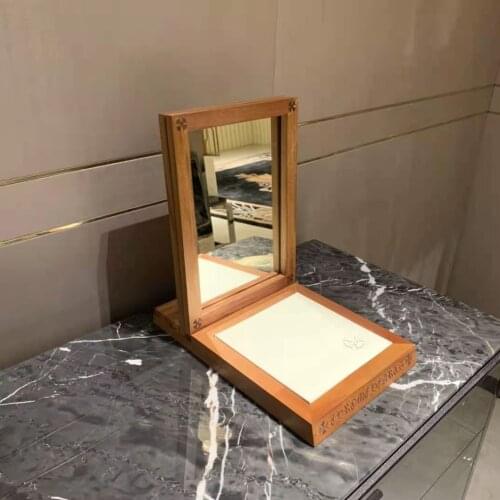 Desk dressing mirror & jewelry display desk