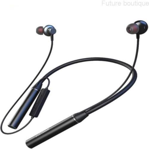 GYM530 Bluetooth 5.0 Neck-mounted Noise Reduction Sports Earphones In-ear Stereo Headphones Magnetic Handsfree Headset TF Card