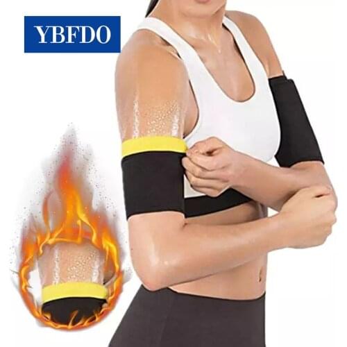 YBFDO Sauna Hot Sweating Steam Arm Heat Neoprene Arm Shaper Arm Trimmers Wraps for Slimmer Arms Control Shapewear Slim Armbands