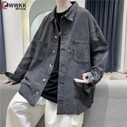 WWKK 2021 Autumn Jacket And Coats Streetwear Youth Jacket Easy Fashion Casual Jackets Outwear Men Harajuku Windbreaker Outwear