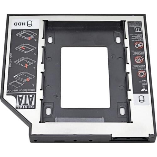 HDD Caddy 9.5mm SATA 3.0 2.5" SSD HDD Case Hard Disk Drive Enclosure ODD Optical Bay