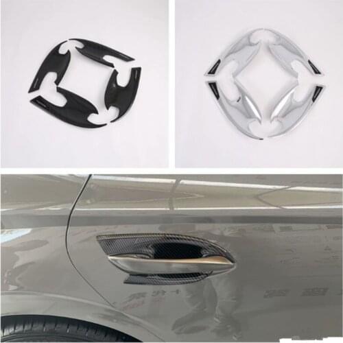Fit For Hyundai Sonata 2020 Car Door handle bowl frame Catch Trim Cover Chrome ABS Car-Styling Sticker