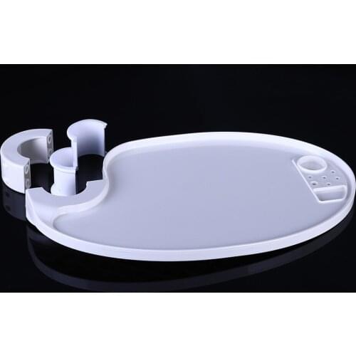 Post Mounted Tray Table Dental Chair Accessories for Dentist Chair Dental Chair Scaler Tray for Placed Parts Ctorage Holder