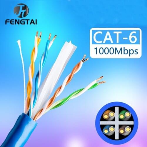 Cat6 Ethernet Cable Cat 6 1000Mbps Network Cable for RJ 45 Router TV box Networking LAN Cords 10m 15m 20m 25m 30m 50m