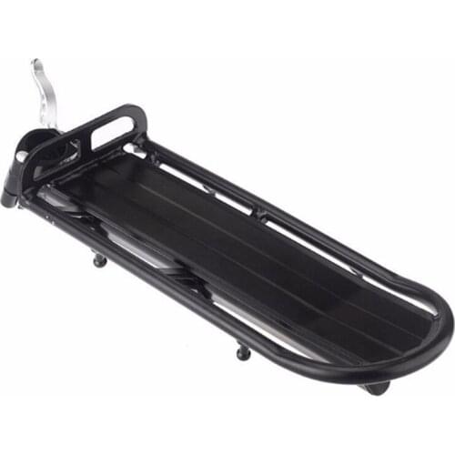 Top!-Bike Quick Release Bicycle Luggage Seat Post Pannier Carrier Rear Rack Fender Bicycle Saddle Rear Rack Fender