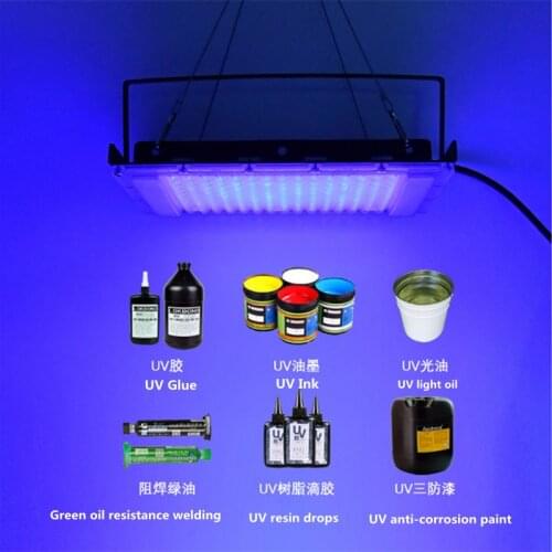 UV Curing Ultraviolet Lamp 365nm +395nm For Circuit Board Repair Shadowless Glue Green Oil Photosensitive Resin 3D Printing