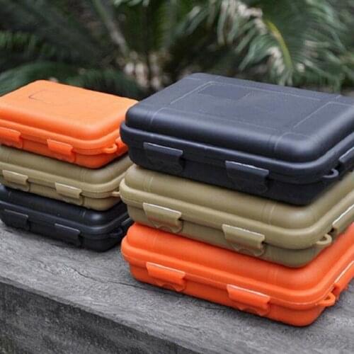 Outdoor Travel Kit Carry Storage Box Airtight Survival Storage Case Shockproof Waterproof Sealed Container Case