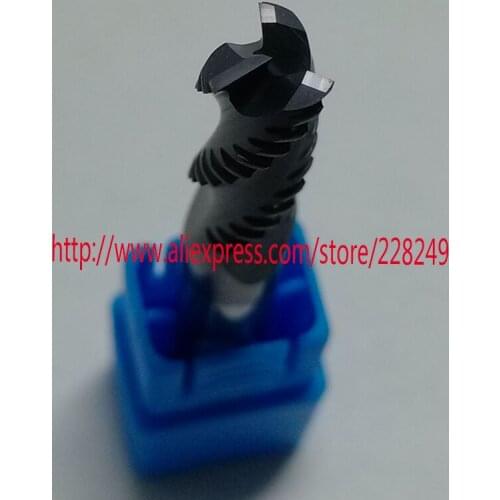 1pc D6*15*D6*50 HRC55 3 Flutes Tungsten Solide Carbide Roughing End Mills For CNC Milling Tools