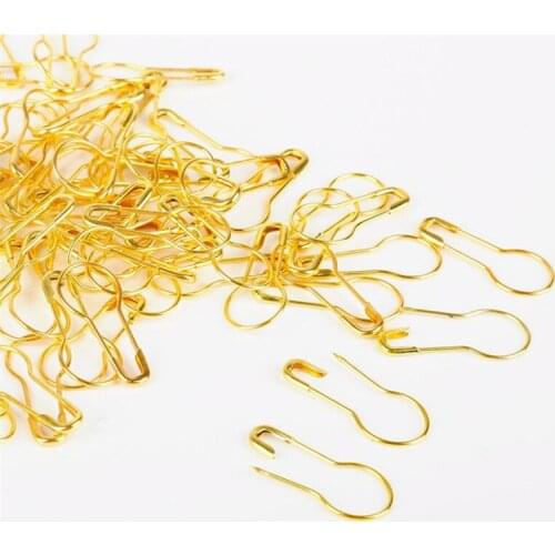100pcs/lot Colorful Knitting Crochet Locking Stitch Marker Hangtag Safety Pins DIY Sewing tools Needle Clip Crafts Accessories