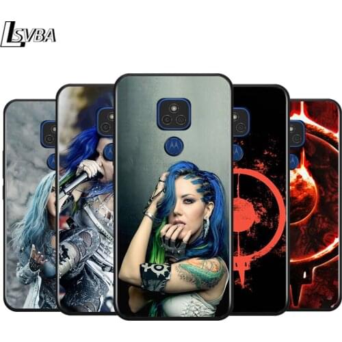 10F Pop Arch Enemy for Motorola G9 G8 G E7 E6 One Play Marco Hyper Fusion Stylus Power Edge Plus Black Phone Case