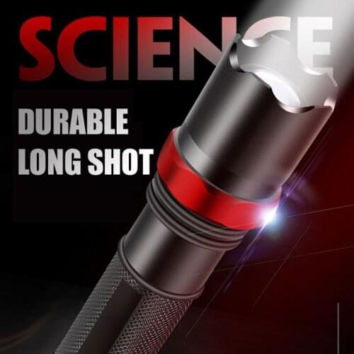 Free Shipping to Russia Zoomable Flashlight 18650 USB Rechargeable High Bright LED Aluminum Work Light Lantern Hawk-Eye Zoom