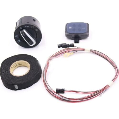 AUTO HEADLIGHT SWITCH RAIN SENSOR+WIRE/CABLE/HARNESS FOR VW GOLF 6 TIGUAN JETTA MK5 MK6 TOURAN