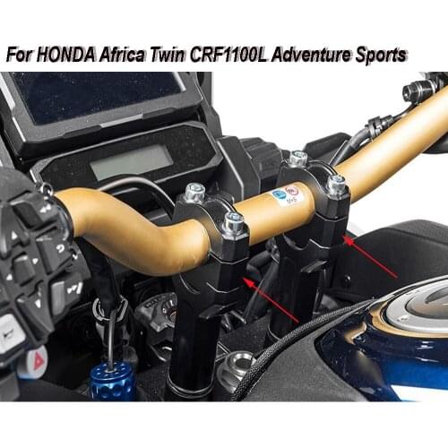 For HONDA CRF 1100L CRF 1100 L Africa Twin Adventure Sports CRF1100L Motorcycle Handle Bar Riser Clamp Extend Handlebar
