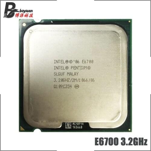 Intel Pentium Dual-Core E6700 3.2 GHz Dual-Core CPU Processor 2M 65W 1066 LGA 775