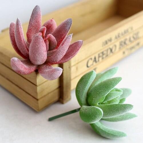 Artificial succulents Plants Grass Real Touch Artificial Plants Fake Flower christmas decorations for home Garden Decor