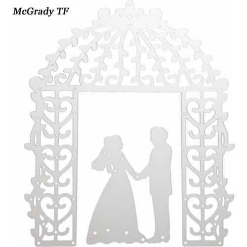 Wedding Cutting Dies Stencil DIY Scrapbooking Diary Paper Card Craft For Wedding Party Scrapbook Album Rated Metal Cutting Dies