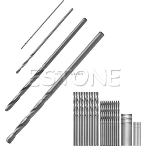 For 40Pcs Mini Drill HSS Bit 0.5mm-2.0mm Straight Shank PCB Twist Drill Bits Set Promotion