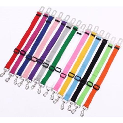 New Seatbelt Harness Leash Clip Pet Dog Seat Belt Keep Your Dog Safe When Drives Pet Dog Supplies Safety Lever Auto Products
