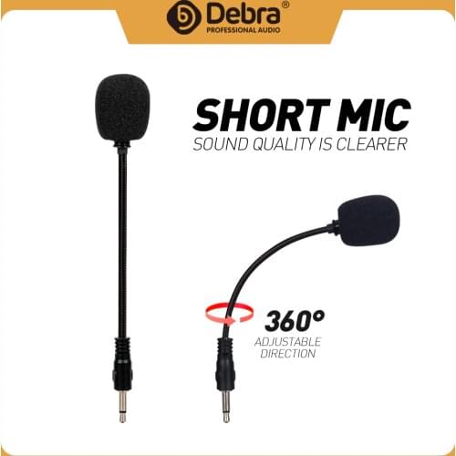 Debra mini portable wireless interview transmitter microphone, suitable for various interview equipment