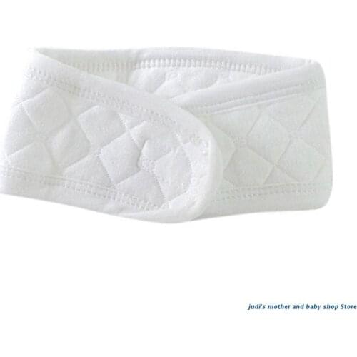 67JC Newborn Umbilical Cord Care Belly Navel Belt Belly Protection Baby Infant Breathable White Cotton Care Products Boy Girl