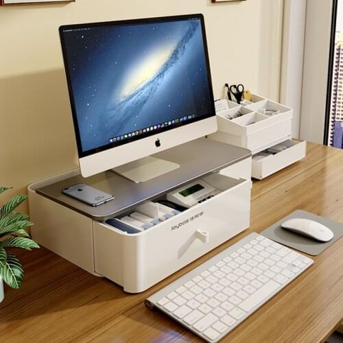 Elevate the line of sight Computer monitor increase frame Protect the cervical spine Desktop storage box Desktop increase base