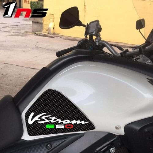 Motorcycle Anti slip Tank Pad Sticker Pad Side Gas Knee Grip Protector For SUZUKI V-Strom650 DL650 V-Strom 650 DL 650 VStrom