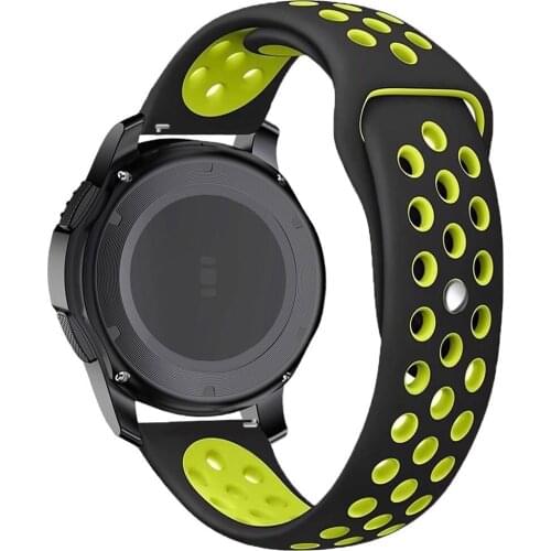 20mm/22mm band for Samsung Galaxy watch 3/46mm/42mm/Active 2/Gear s3 Frontier silicone bracelet Huawei watch GT/2/2E/Pro strap