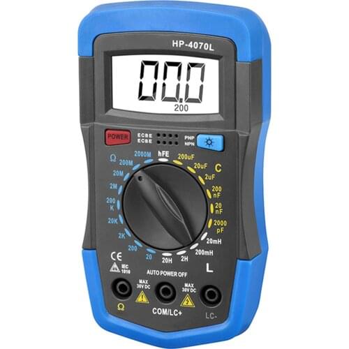 RLC Meter Inductance Capacitance Resistance Multimeter Ohm Inductor Tester TN88