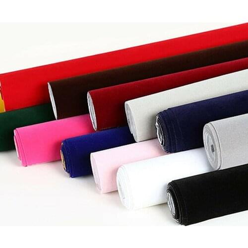 MultiColor Flocking Felt Self-adhesive Fabric DIY Jewelry Drawer Bag Decor Wallpaper Craft Roll 20*15cm/20*150cm