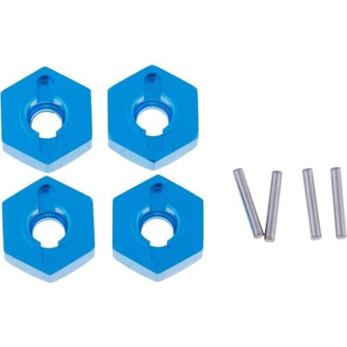 4x Wheel Hex 12mm Drive Hubs Hexagonal Adapter for WLtoys 12428 Parts DIY