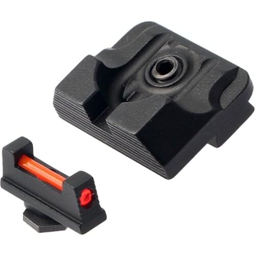 Tactical Mini Glock Gun Fiber Front Rear Sight For Glock Standard Model Pistol Glock 17, 19, 20, 21 Handgun Hunting Accessories