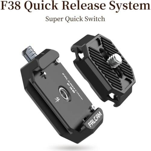 Ulanzi FALCAM F38 Universal Gimbal Arca Swiss Quick Release Plate Clamp Quick Switch for DSLR Camera Tripod Gimbal Accessories