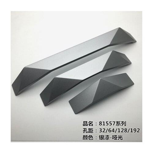 1.25" 2.5" 5" Cabinet Handle Door Knobs Dresser Drawer Pulls Handles Chrome Matt Silver Brushed Copper Bronze Black 32 64 128mm