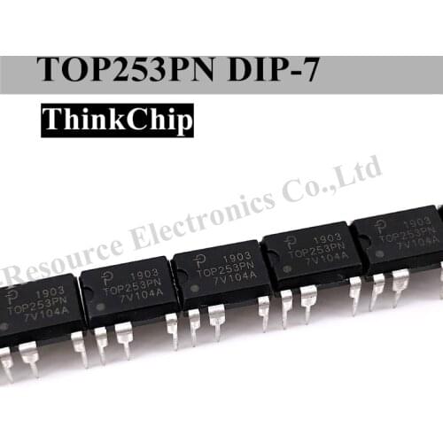 10pcs) TOP253PN DIP-7 TOP253P SOP TOP253 Enhanced EcoSmart, Integrated Off-Line Switcher