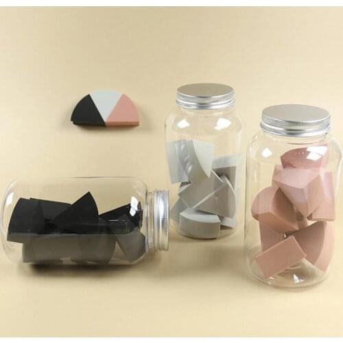 12 pcs Different Color Makeup Sponge Dry&Wet Use Cosmetic Puff Sponge maquiagem Foundation Powder Blush Beauty Tools