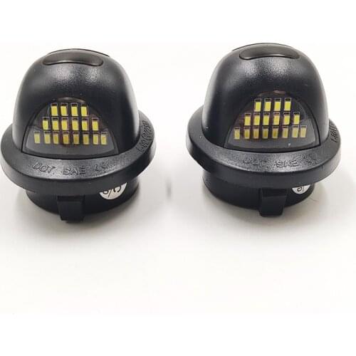 2Pcs For Ford F150 F250 Car Lighting LED Number License Plate Lights Lamp Car Light Assembly Luces For Ford F-150 Ranger Explore