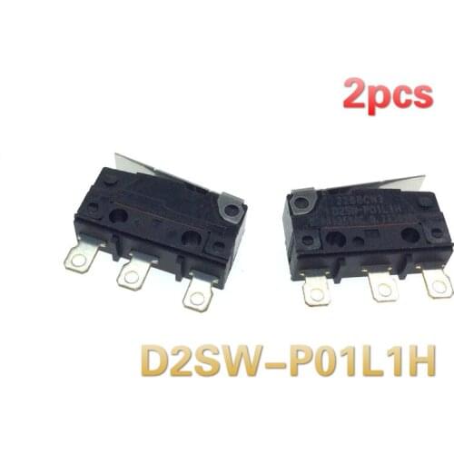 2pcs For original OMRON D2SW-P01L1H waterproof micro switch with straight pole limit switch for Skoda Octavia gearbox