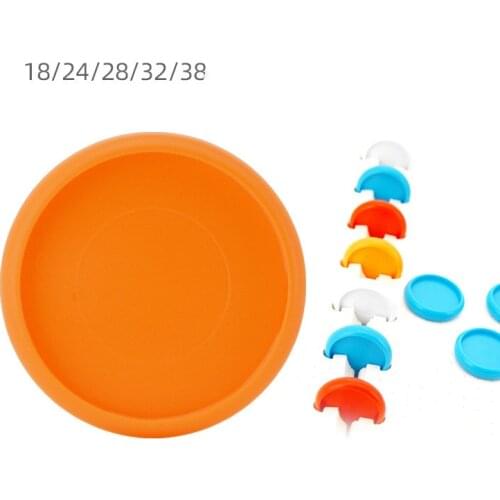 30PCS 18MM Binding Ring Notebook Mushroom Hole Button Solid Color Plastic Buckle Disc Notepad Loose-leaf Buckle Mushroom Hole