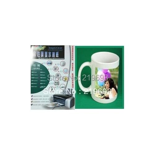 50 sets/lot Free shipping,no need varnish or coating oil,A4 size inkjet clear water slide paper transparent paper