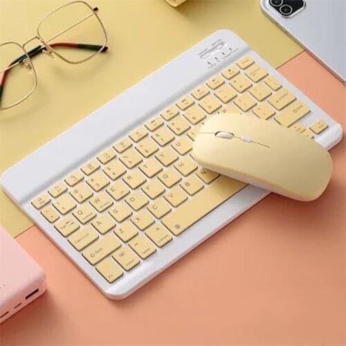 10inches Bluetooth-compatible Keyboard for Apple iPad Xiaomi Samsung Huawei Wireless Phone Tablet Keyboard for Android Windows