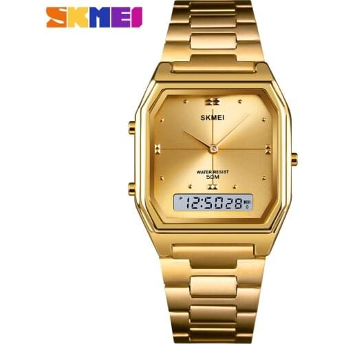 NEW Casual Digital Watch For Men Women Rose Gold SKMEI Brand Waterproof Sport Clock Quartz Wristwatches Relogio Masculino
