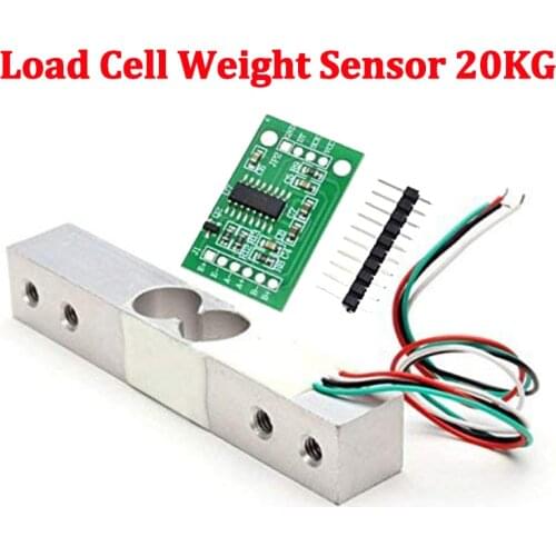 Weighing Pressure Sensor 20kg Electronic Scale Load Cell Weight Sensor with HX711 Weighing Sensor